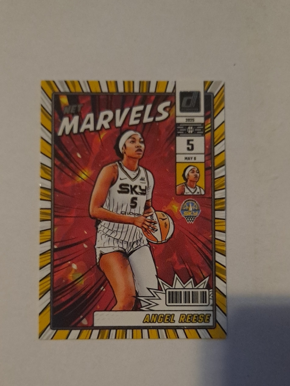 Angel Reese Marvels Donruss Trading Card
